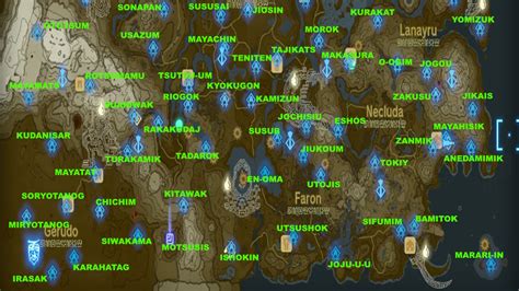 Zelda: Tears of the Kingdom Interactive Maps and Locations